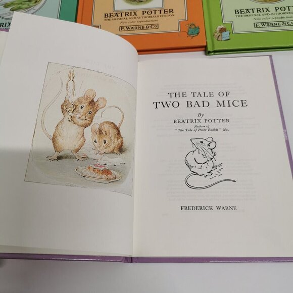 Beatrix Potter Set of 5 Books Small Illustrated Kids Stories Peter Rabbit - Picture 4 of 8